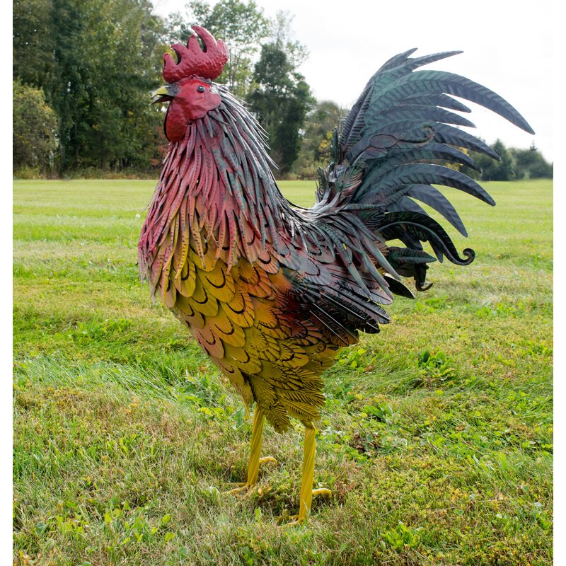 large rooster statue for sale